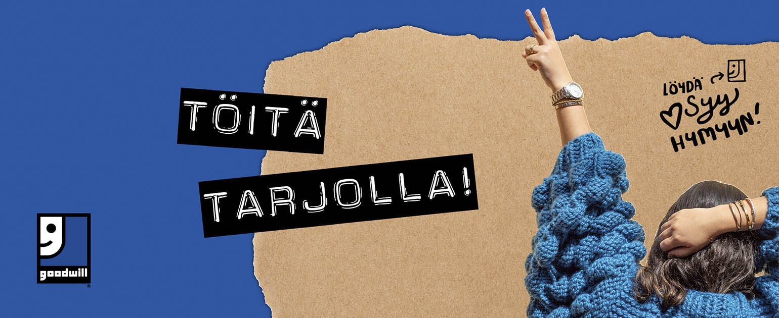 Hae kesäajan työkaveriksemme Haminan ja Karhulan Goodwill-myymälöihimme!