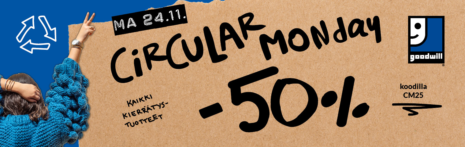 Circular Monday 24.11.2025 - kaikki -50 %!